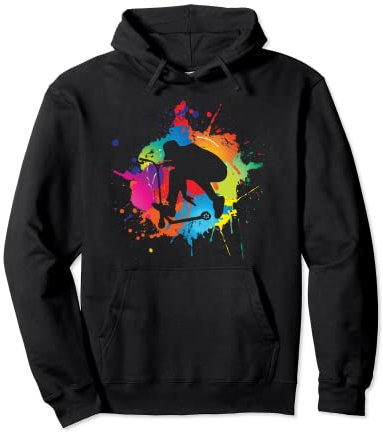 Scooter Stunt Tretroller Geschenk Pullover Hoodie