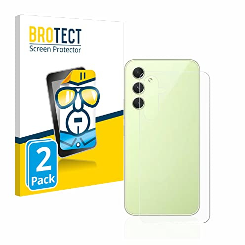 BROTECT Schutzfolie für Samsung Galaxy A54 5G | (Rückseite) 2 Stück Transparenter Displayschutz Made in Germany Klare Displayschutz-Folie Clear Einfache Montage