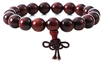 Eigso Thuja sutchuenensis hölzerne Perlen Stretch Armband für Männer Frauen natürliche Hölzer Perle Armband für Mann Frau