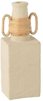 J-Line Vase Celine Oval - Blumenvase - Zement - Sand/Natur - 29 cm