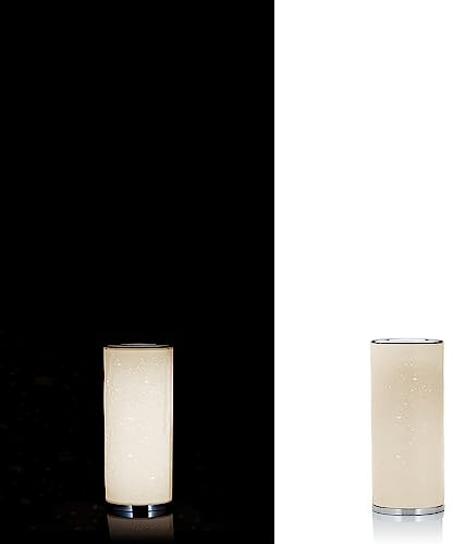 DbKW (27 cm, Sterne Cappuccino) Stehlampe/Tischlampe mit LED-Beleuchtung und zauberhaften Glitzereffekten, Sterne, Schmetterling. 60-90 LEDs Tischleuchte/Stehleuchte Kinderzimmer
