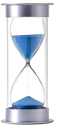 Sablier, sablier, sablier, 5 min/10 min/15 min/20 min/30 min/45 min/60 Min (Bleu), for Enfants, Salle de Classe, décoration de Bureau à Domicile (Color : Blu, Size : 60 Minutes)