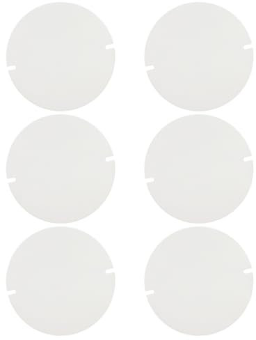 EBHO 6 Stück 155mm Ofenrohr Seals Kaminrohr Dichtung für Ofenrohrklappen Hitzebeständig bis 1200 °C Keramikfasermatte Ofenrohrdichtung für Ofenrohrklappen