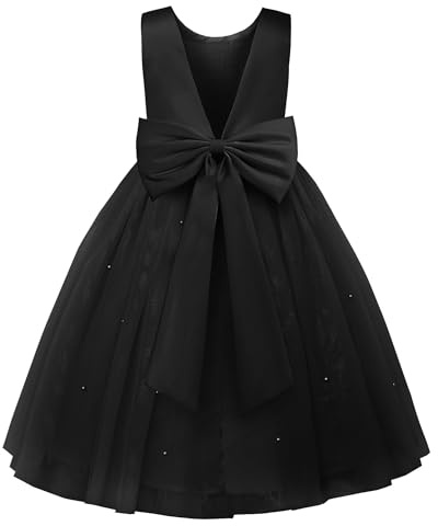 JerrisApparel Vestito Bambina Fiori Elegante Abito Cerimonia Nozze Comunione