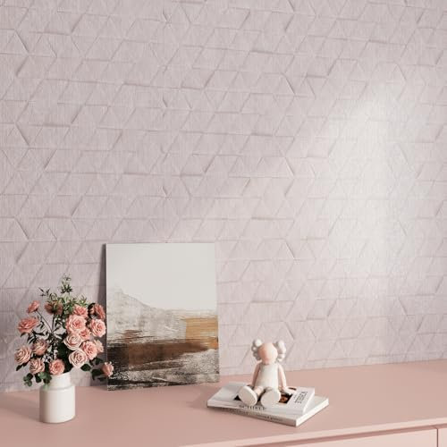 FunStick Bedroom Wall Paper for Adults Purple Sticky Back Plastic Roll Patterned Self Adhesive Purple Wallpaper Peel and Stick Bathroom Wallpaper Patterned Vinyl Wrap for Walls Shelves Desk 40CM×2M