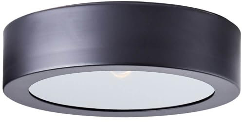 Brilliant Schwarze Deckenleuchte Sandros Ø 23cm mit Glas - 99735/93