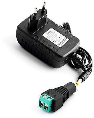 AC 110V 220V à 12V Adaptateur Chargeur DC 5V 6V 9V 12V 2A Adaptateur Secteur convertisseur transformateur 12 V Alimentation for Lampe à LED (Color : 12V, Size : 2A_US)