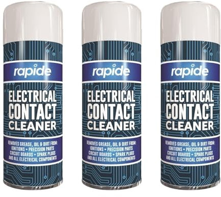 YSAMAX Electrical Contact Cleaner Spray, Aerosol Spray For Switch Circuit Board, Fast-Acting Formula, Versatile Application, Electronics Maintenance And Repair, 200 ML (3 PCS)