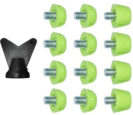 12 tacchetti di ricambio per scarpe da rugby, tacchetti per scarpe da calcio, accessori per scarpe da allenamento
