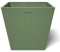 POTS&MORE Pot de Fleurs Prismo 20 VP022004 (20 cm, Forme carrée, Couleur Vert Olive, Hauteur 18 cm, Pot en Plastique, pour Plantes d'intérieur)