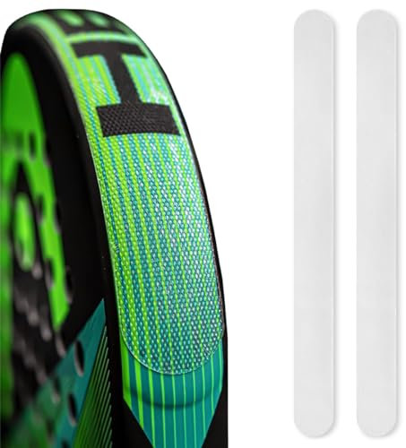 OUDQFCJ 2 pcs Schutzband für Schläger Durchsichtiger Cricketschläger schützt raue Oberflächen Der Selbstklebende Rahmen schützt den Cricketschläger für maximalen Schutz