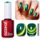 Ozzeal Cat Eye Gel Nail Polish, 0.5 Fl Oz Emerald Green Magnetic Gel Nail Polish With Magnet UV LED Holographic Glitter Gel Nail Polish Diamond Shimmer Sparkle Gel Polish Nail Art DIY Manicure