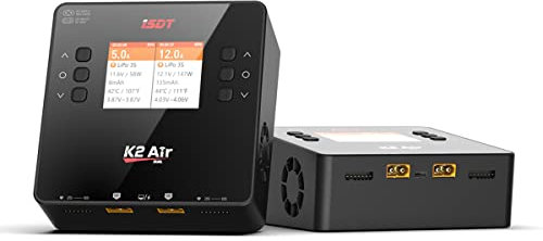 ISDT K2 Air Bluetooth Remote Control Lipo Charger, Discharger 2-6S AC 200W DC 500Wx2 20A Dual Channel Smart Charger for Life Lilon LiHv NiMH Batteries