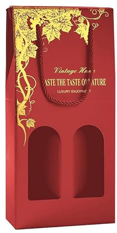 SJTJSPX Sac à Bouteilles Lot de 10,Sacs Cadeaux pour Bouteilles en Papier Kraft,Sacs à Vin avec Poignées,Pochette Cadeau Bouteille,Sac à Main pour Champagne Bière Boissons,Emballage de Bouteilles