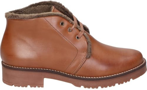 PITILLOS Botines de Piel Mujer, Color Cuero, Cordones, Piel, Elegantes, Cómodos, Versátiles (Cuero, Sistema tallas calzado EU, Adulto, Mujer, Números, mediano, 36)