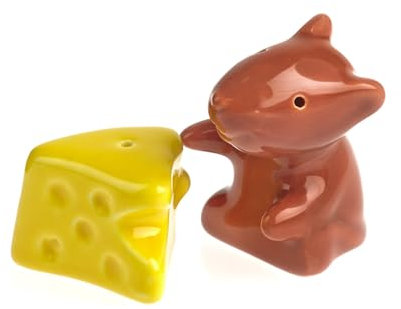 by Bers Die Maus mit der Käseecke die wohl süßesten Salzstreuer der Welt (MAUSKAESEBRAUNGELB)