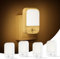 SKERITO Night Light with Motion & Photocell Sensor, Night Lights Plug in Wall with 3000K Warm White, Eye-Friendly Night Lighting for Baby, Kids, Bedroom, Hallways, Stairs,4PCS
