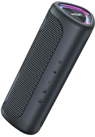 Ortizan Portable Bluetooth Speaker with 24W Powerful Bass, 30 Hours Playtime Outdoor Speaker, TWS Wireless Pairing, IPX7 Waterproof Speakers for Home, Outdoor Sports and Hiking