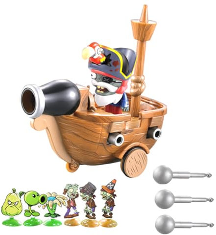 DKLQXCE Plants vs Zombies Toys, Zombies Figuras, Juguetes Barco Pirata, Juego Personajes Juguetes, Mini Juego Decoración de Personajes, Juguete para Niños, Regalo de Cumpleaños 11pcs