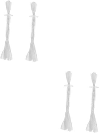 OUNONA 2 Sätze Dochtrohrlampenversorgung Dochthalter Für Alkoholbrenner Dochte Für Öllampen Öllampendocht Dochte Aus Baumwollfäden Öllampenteile Alkoholdochte Glas 2 Stück * 2