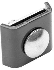 Eckverbinder für Gittermatten, 100 Stück, Anthrazit RAL 7016, Mattenverbinder, Doppelstabmatten-Verbinder, Zaunzubehör