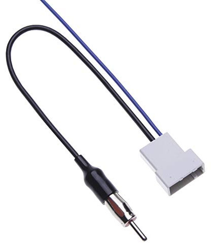 Keple Aftermarket Radio Antenna Adapter Vehicle Aerial Stereo To DIN (Motorola) Plug for Altima/Armada/Cube/Juke/Maxima/Murano / NV1500 / Pathfinder/Quest/Rogue/Sentra/Titan