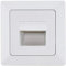 ChiliTec MILOS LED Wandeinbauleuchte Stufenleuchte Unterputz Weiß 1,5Watt 110Lumen für UP 60mm Dosen Treppen-Licht 3000k / Warmweiß