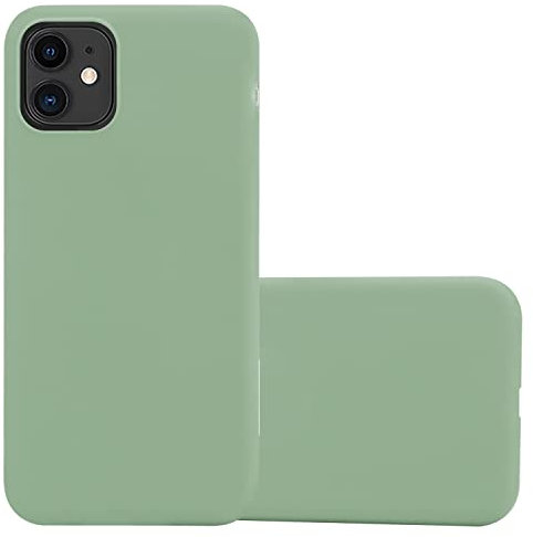 Cadorabo Custodia per Apple iPhone 11 (XI) in CANDY PASTELLO VERDE - Morbida Cover Protettiva Sottile di Silicone TPU con Bordo Protezione - Ultra Slim Case Antiurto Gel Back Bumper Guscio