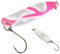 Fishing Tackle Max FTM 5200633 Forellöffel mit Hammer 633, UV-Camouflage, Weiß, 2,4 g