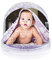 ORWO – Personalisierbare Schneekugel mit Foto | individuelles Fotogeschenk | identisches Foto beidseitig | hochwertige Kunststoff-Kugel | Druck Made in Germany (Glitzer)