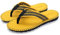 Jinsha Uomo Infradito Estate Adulto Flip Flops Scarpe da Spiaggia e Piscina （yellow 44）