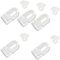 Lot de 5 cadenas en acrylique transparent avec fermoir pour boîte à bijoux