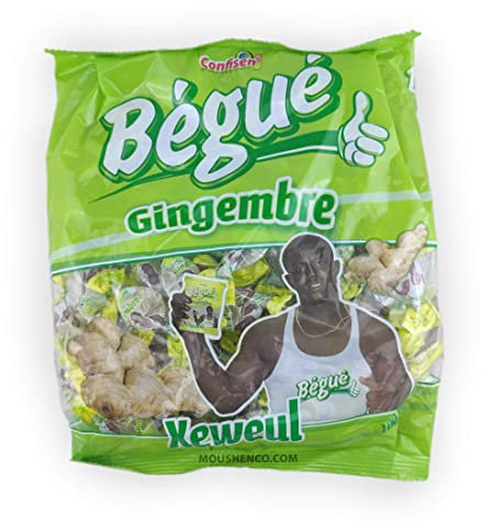 Caramelle allo zenzero 100 pezzi Bégué ginger candy Senegal Africa