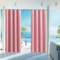 HUAXIQUE Outdoor Vorhang Wasserdicht Wetterfest Blickdicht 168X228cm Rosa Verdunklungs Vorhänge mit Ösen Sichtschutz Sonnenschutz Outdoor Gardine für Balkon Terrasse Pergola Gartenlaube Veranda
