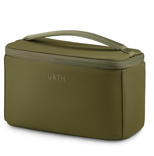 Urth Arkose 3.7L Camera Insert Bag - Water Resistant, Padded, Recycled Case for DSLR/SLR Camera, Lens and Photography Accessories in Green