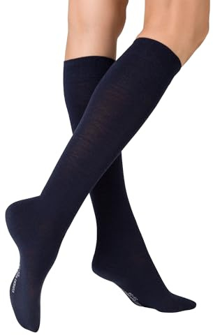 KUNERT Damen Kniestrümpfe Soft Wool Cotton weich