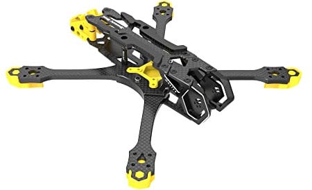 Master 5 FPV Drone Frame- 5 Zoll Racing Freestyle Quad Kit mit Anti-Schock-Struktur Multiple Camera Mount Aluminium Wärmeableitung Modul für DJI Air Unit O3 FPV FC ESC VTX ANTENNA GPS