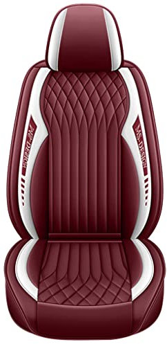 maiqiken Sitzbezug Für Peugeot 206 CC SW Komplettset 5 Sitze Allwettereinsatz Autositzbezug Rot