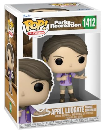 Funko POP! TV: Parks and Recreation - April Ludgate (Goddess) | Offizielles Comedy Merch - Vinyl Sammelfigur als Regal Deko - Geschenkidee zum Geburtstag für Fans und Sammler