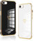 Vauki 2 Stück für iPhone 8/iPhone SE 2020/iPhone 7/SE 2022 Hülle, Silikon Handyhülle Herz Motiv Schutzhülle Kameraschutz Stoßfest Bumper Case für iPhone 8 - Schwarz und Lila