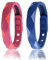 LONTOM Infrarot-Armband mit negativen Ionen, antistatisch, Silikon-Armband für Lymphdrainage, Gewichtsverlust, verstellbares Sport-Armband für Männer und Frauen, 2 Stück