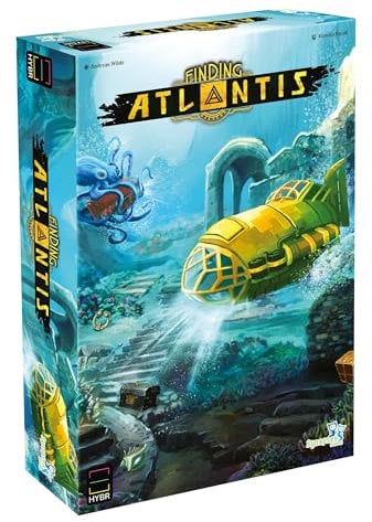 Synapses Games: Findet Atlantis - Erkundungs- und Deduktionsspiel, digitaler App-Begleiter, Rennen um die verlorene Stadt zu entdecken, ab 14 Jahren, 1-4 Spieler, 45 Minuten