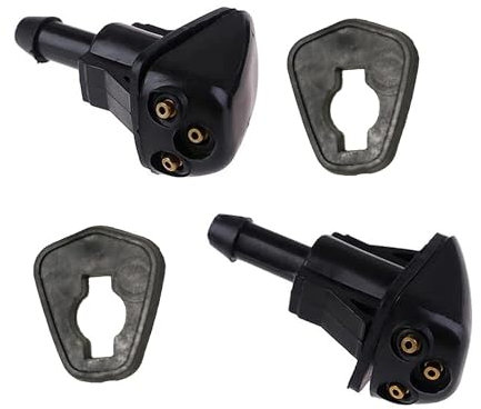 Yawdil Car Windshield Sprayer Fan Spout Cover; Universal Adjustable Nozzle Jet, Front Wiper Water Outlet Washer