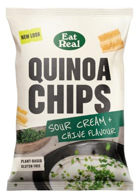 Eat Real Sour Cream & Chive Quinoa Chips 1 x 90g