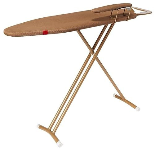 Asse da stiro pieghevole asse da stiro regolabile for dormitorio domestico, salvaspazio, robusta struttura in metallo, 7 altezza regolabile 64-90 cm