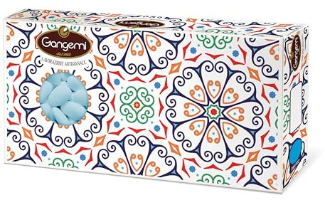 Gangemi - Confetti al Cioccolato Fondente - Colore Celeste - 500 g