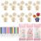 Diy Holzblumen Zum Bemalen,Basteln Kindergeburtstag Blumen Basteln Kindergeburtstag Basteln Bastelset Kindergeburtstag Kinder Basteln Holz Basteln Blumen Zum Basteln Holz Basteln Kinder Holz Bastelset