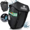 Evertrail Fahrradtasche für Gepäckträger - Flexibel bis 28L I 100% Wasserdicht - Robuste Reflektierende Gepäckträgertasche mit Schultergurt, Laptoptasche, Werkzeugfreie Montage - Schwarz