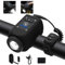 TINGSING Clacson Elettronico Della Bicicletta con Luce, Mini Campanelli Elettrico Bici a 6 Suoni, Faro Ricaricabile USB-C E-Bell, Volume Regolabile/4 Modalità di Illuminazione/Resistente all'acqua