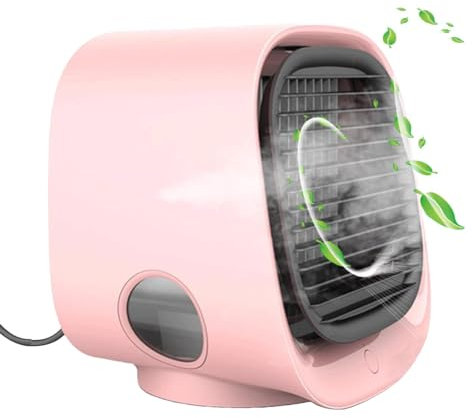 Aire acondicionado portátil, Aire acondicionado de escritorio, Enfriador de aire personal, Ventilador de mesa portátil, Pequeño aire acondicionado, Enfriador de aire, Aire acondicionado de oficina,